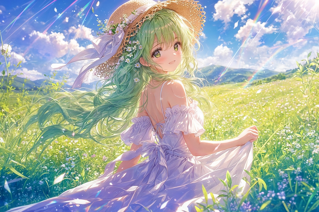 夏の草原