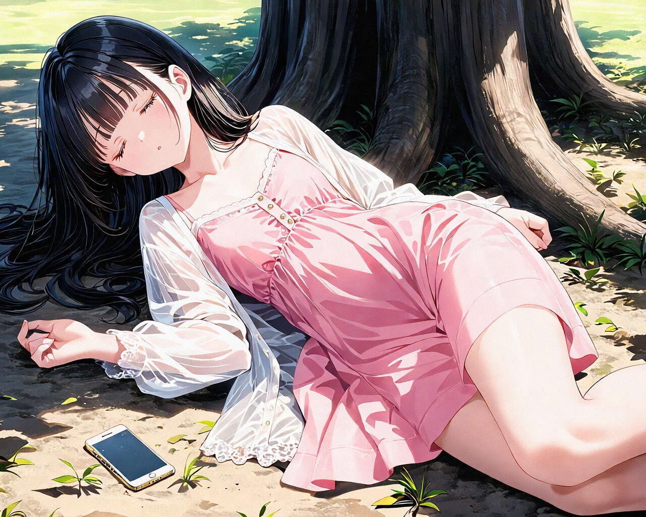 木陰 | の人気AIイラスト・グラビア