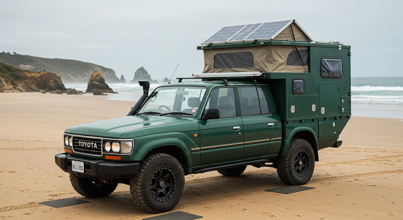 ランドクルーザー60キャンピングカー | の人気AIイラスト・グラビア