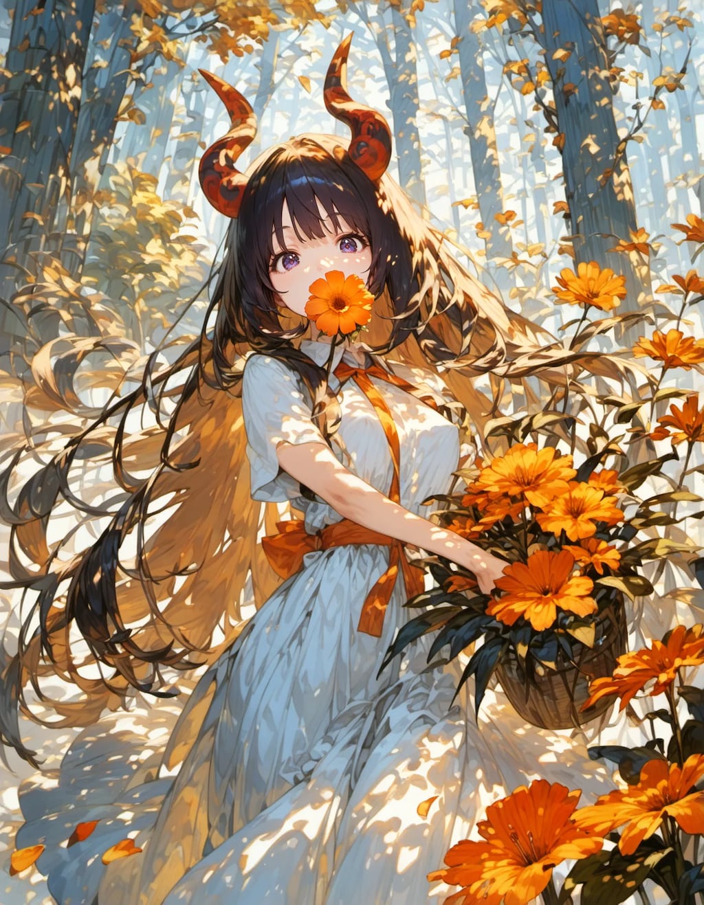 Autumn Flower Picker