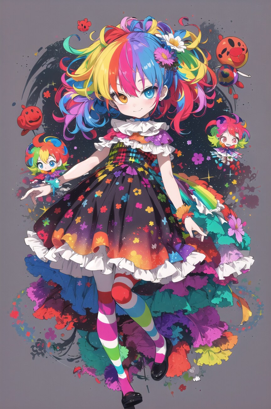 多彩色ピエロ #2