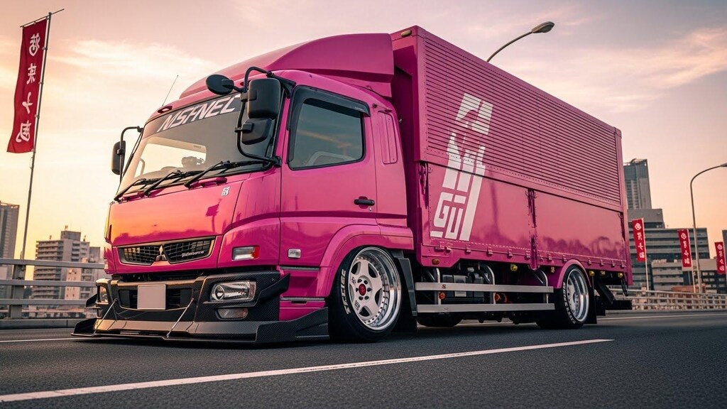 三菱ふそうトラックのドリ車