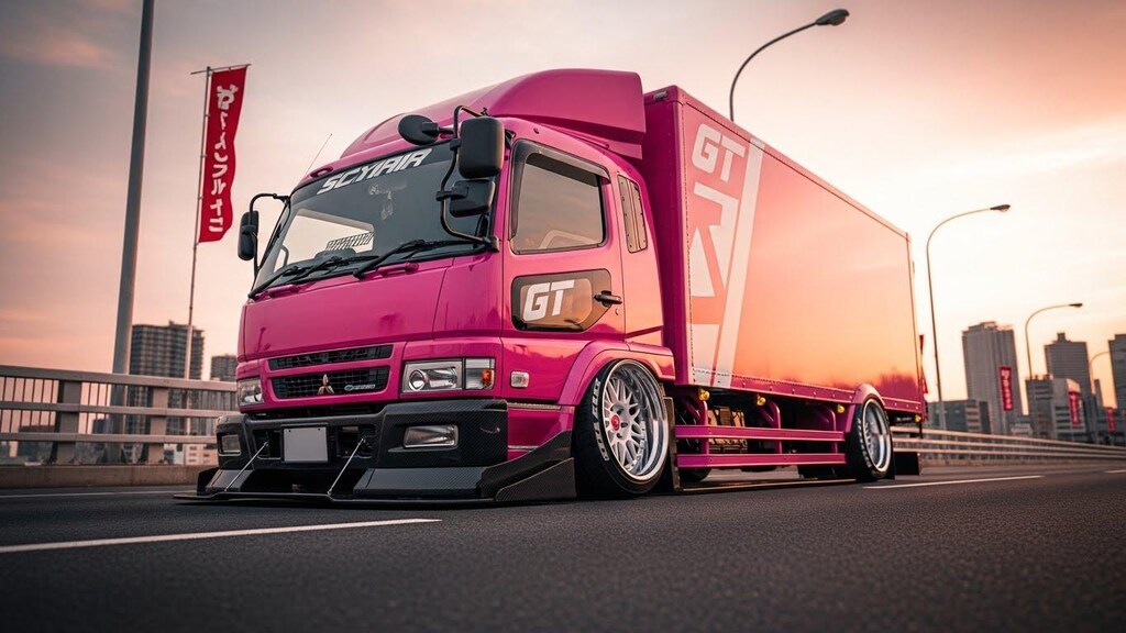 三菱ふそうトラックのドリ車