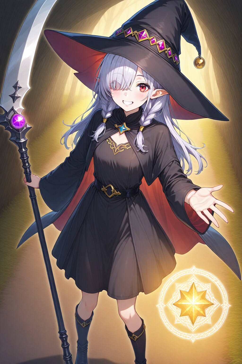 鎌魔女 | の人気AIイラスト・グラビア