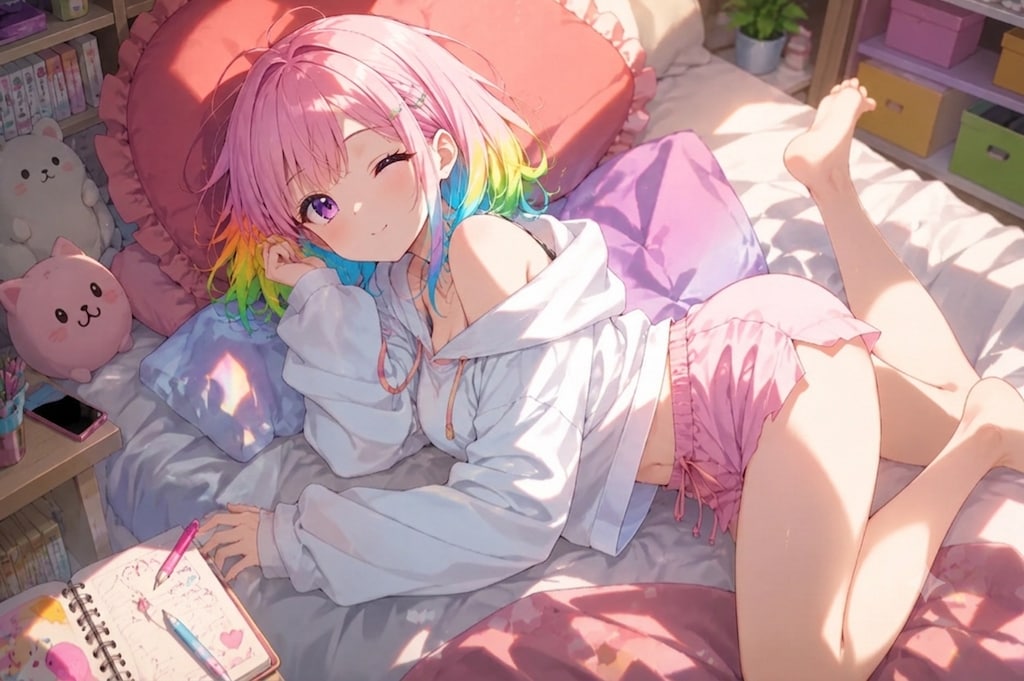 初期ピンクちゃん　再生成