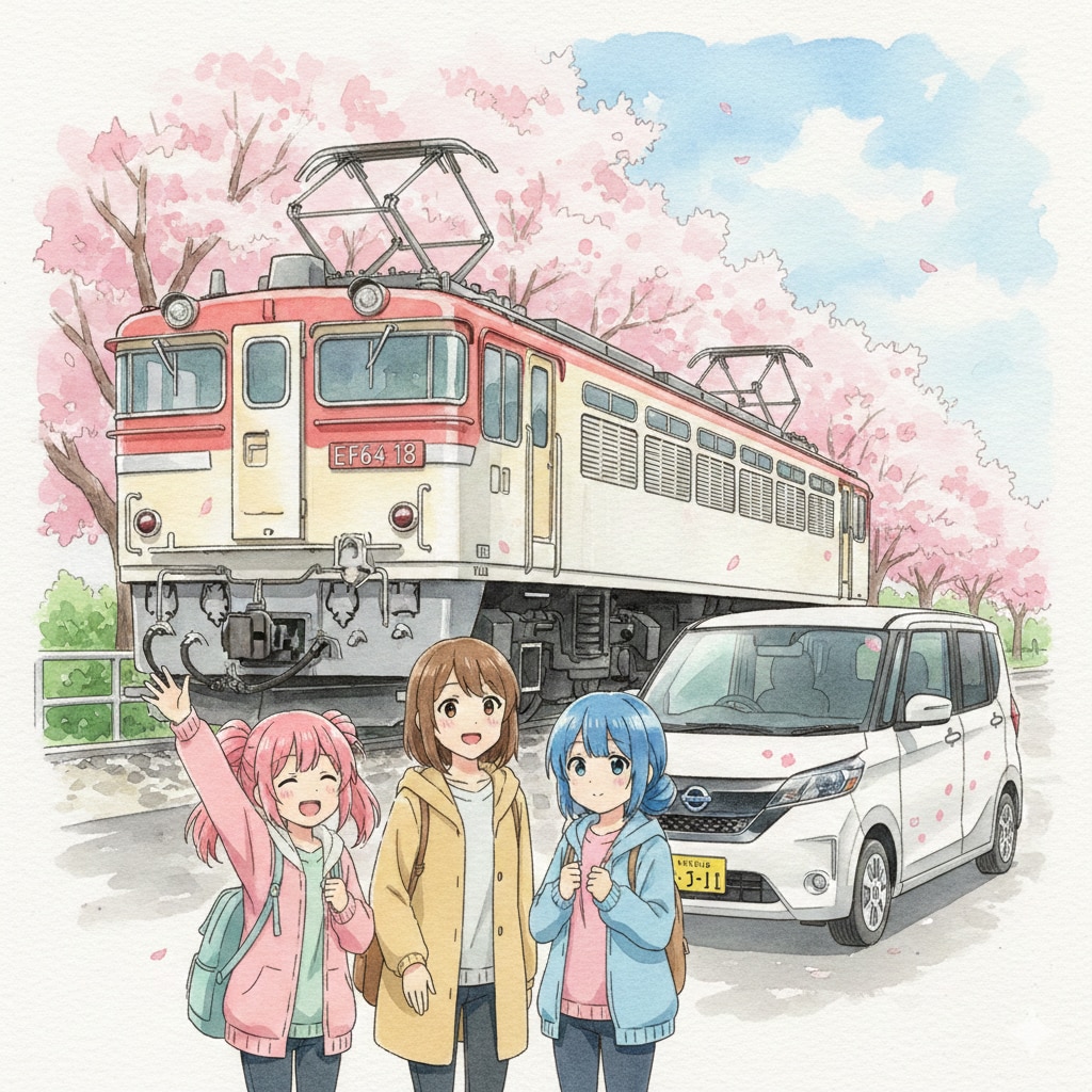 ゆるキャン▲　EF6418電気機関車