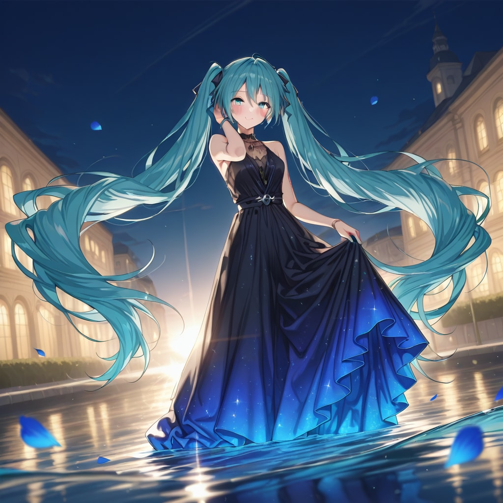 輝くミク | の人気AIイラスト・グラビア