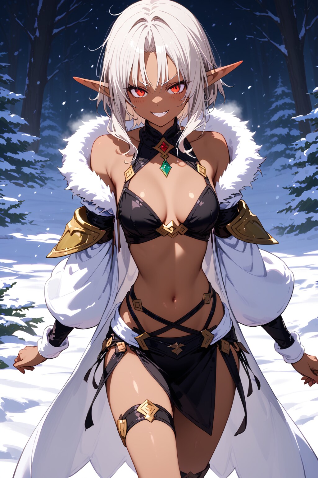 吹雪とダークエルフ