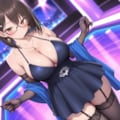 青サキュバスさん（擬態モード）・パーティドレス 4枚目