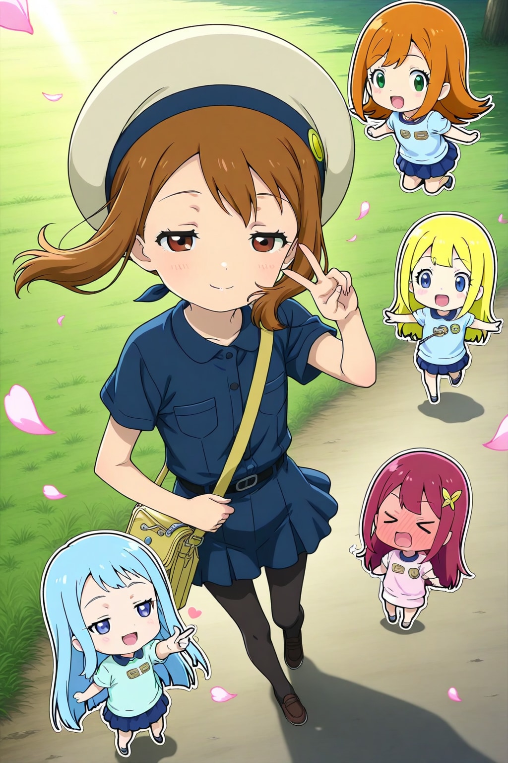 実は、one's home,と入れてあって、迷子にさせない。