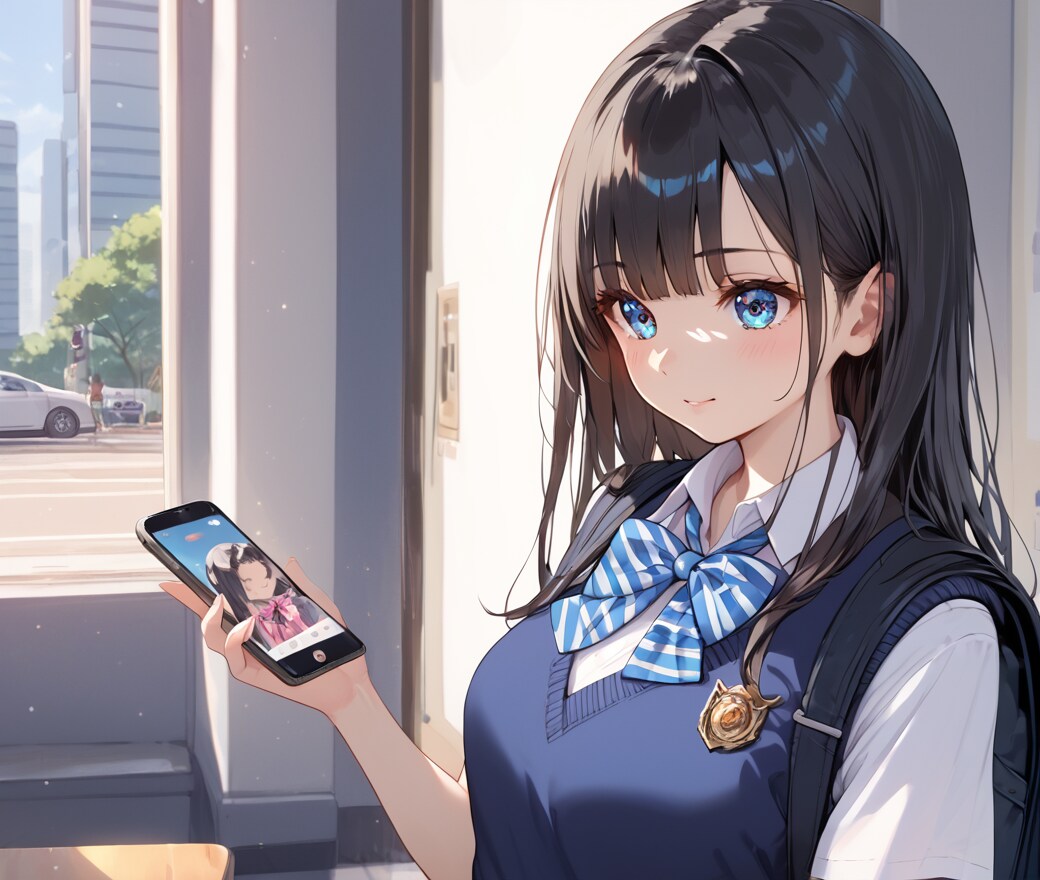 スマホちゃん | の人気AIイラスト・グラビア