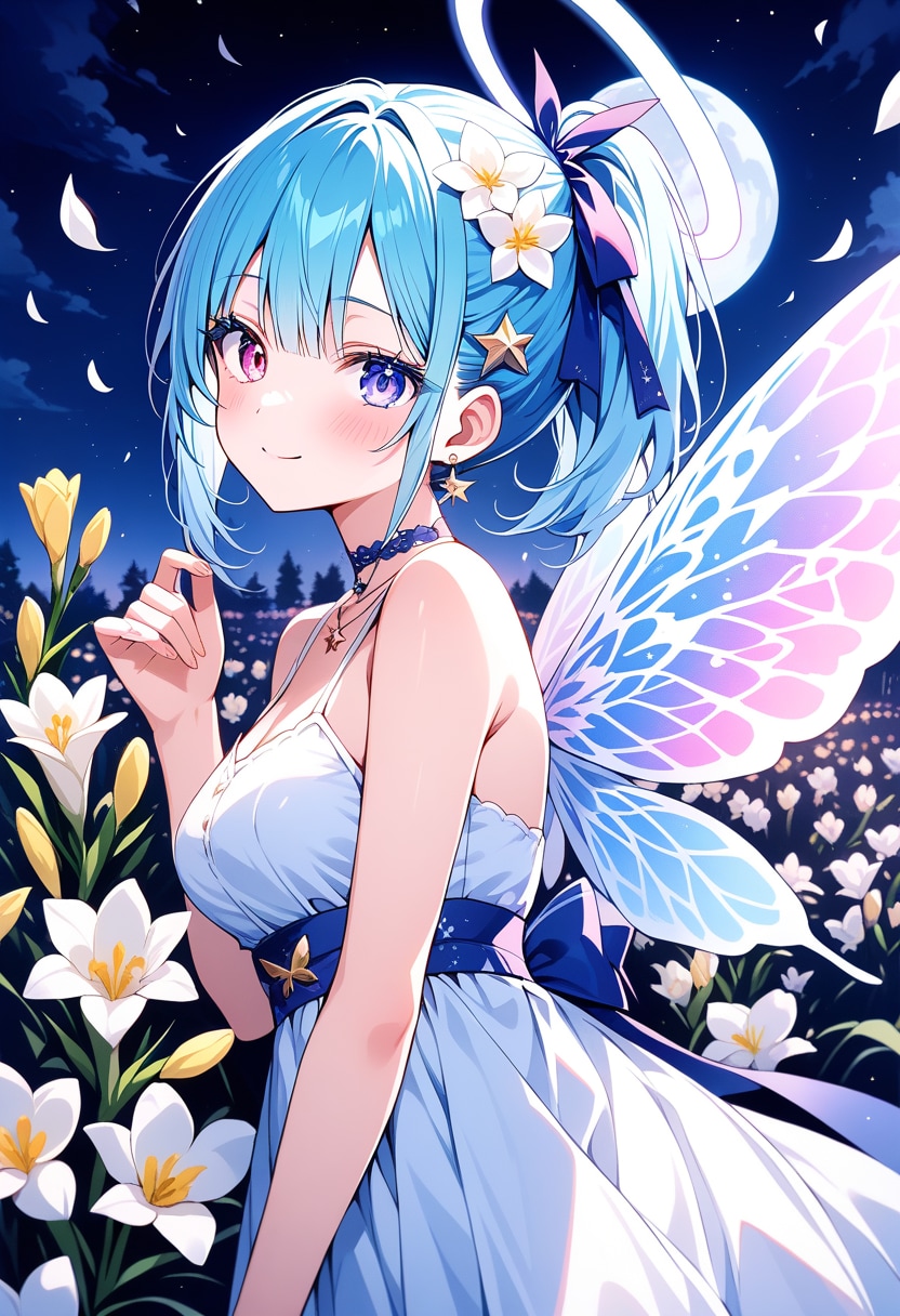 月夜に舞うはひとひらの | の人気AIイラスト・グラビア