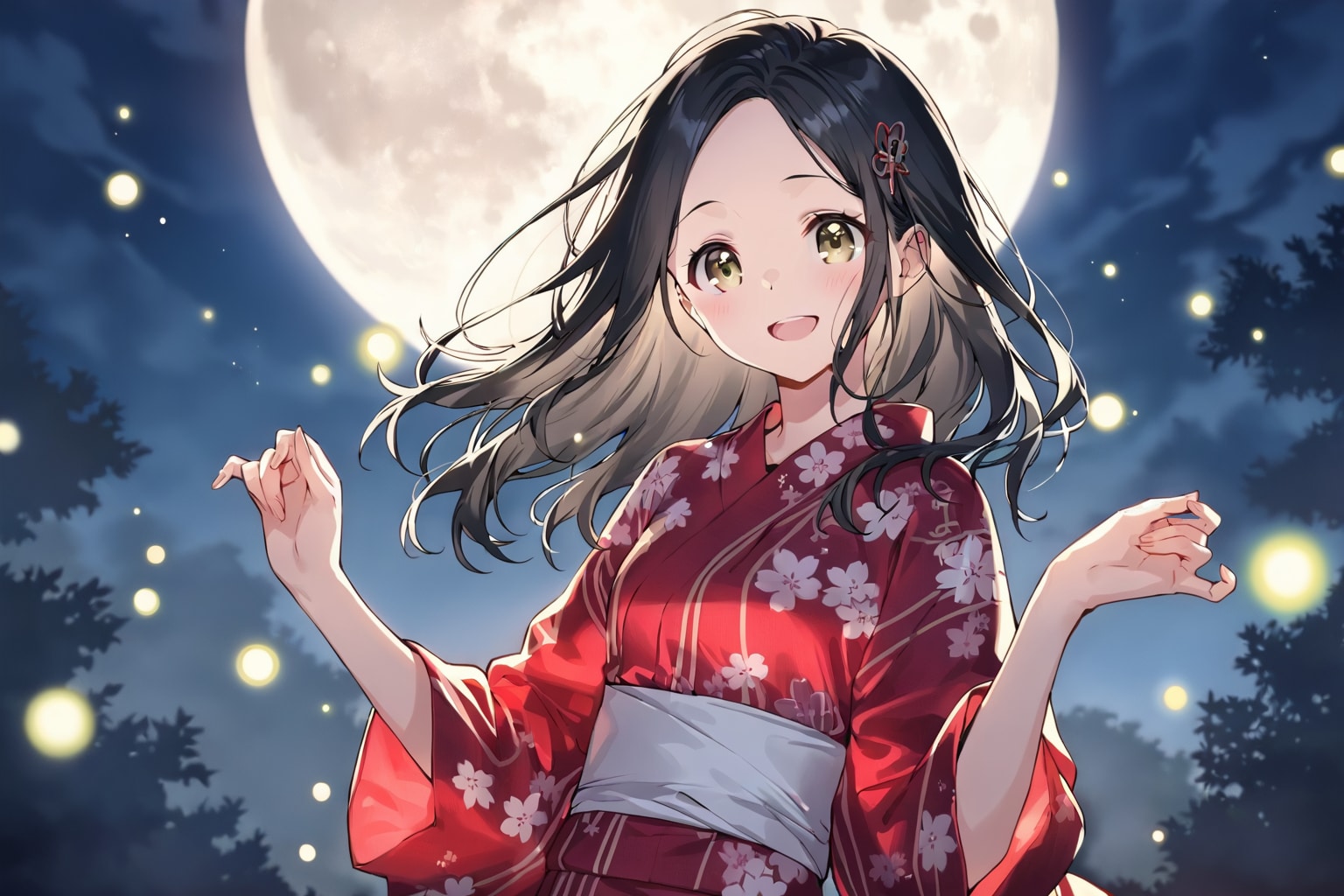 月と蛍と和歌月まりあ