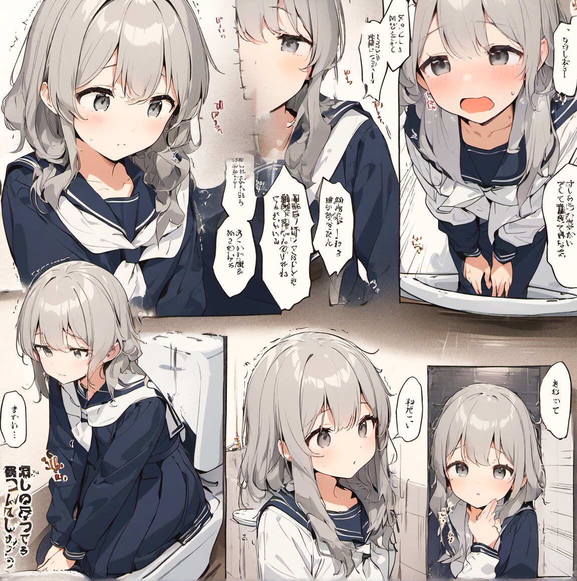 コミックス風トイレ編