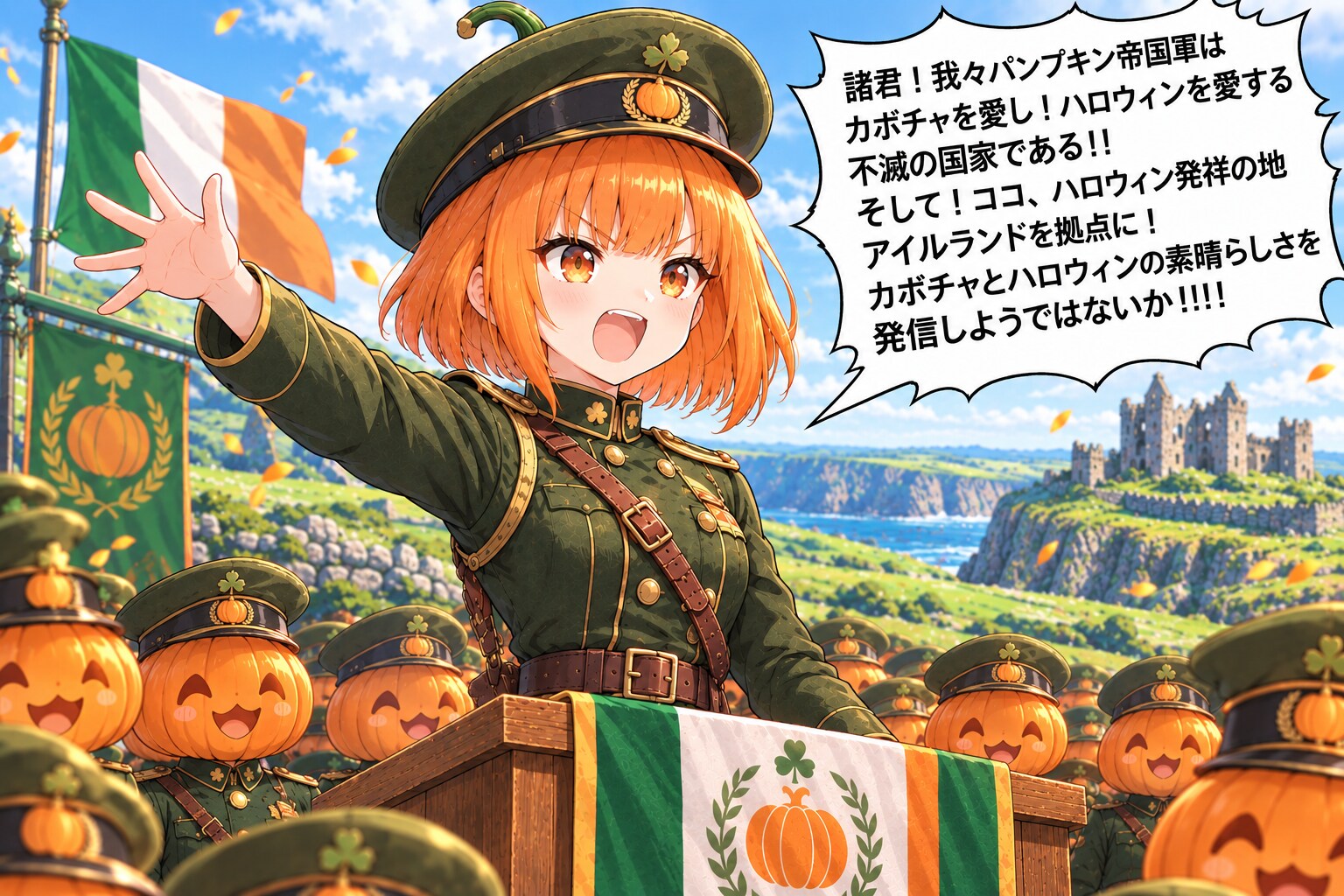 パンプキン帝国の平和な襲来 | の人気AIイラスト・グラビア