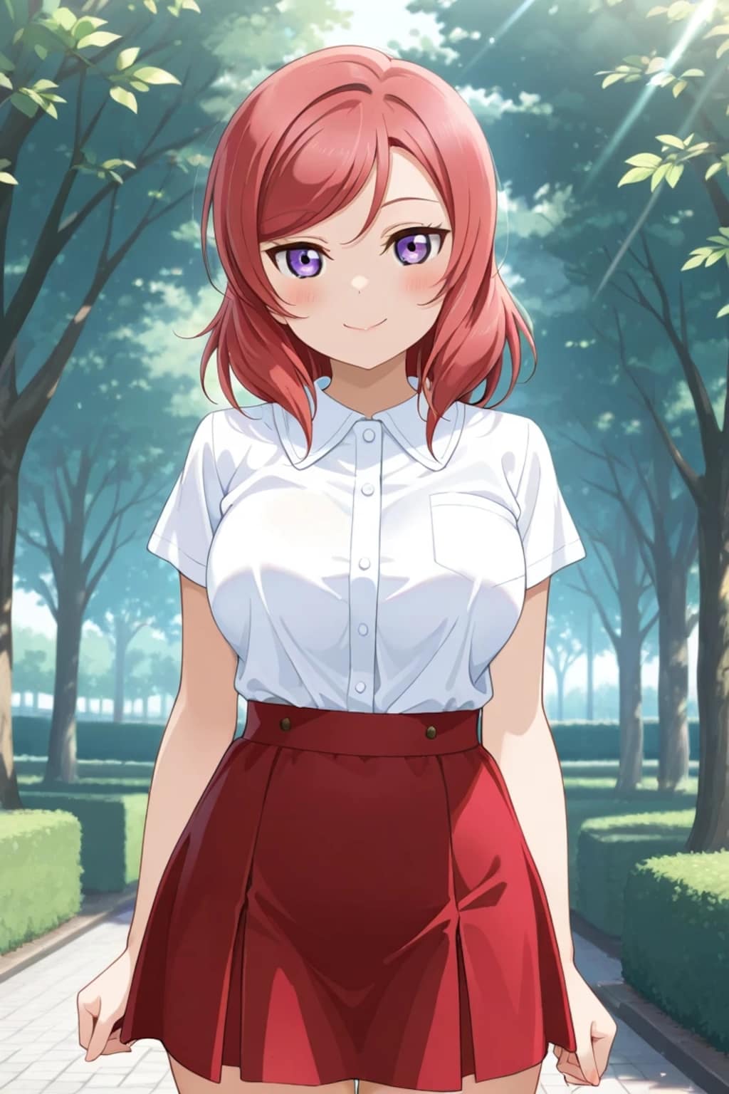 μ'sメンバーのおっぱいチャレンジ+α