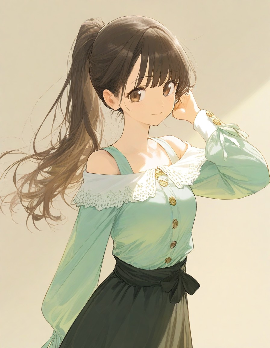 今日のオフショル娘 | の人気AIイラスト・グラビア