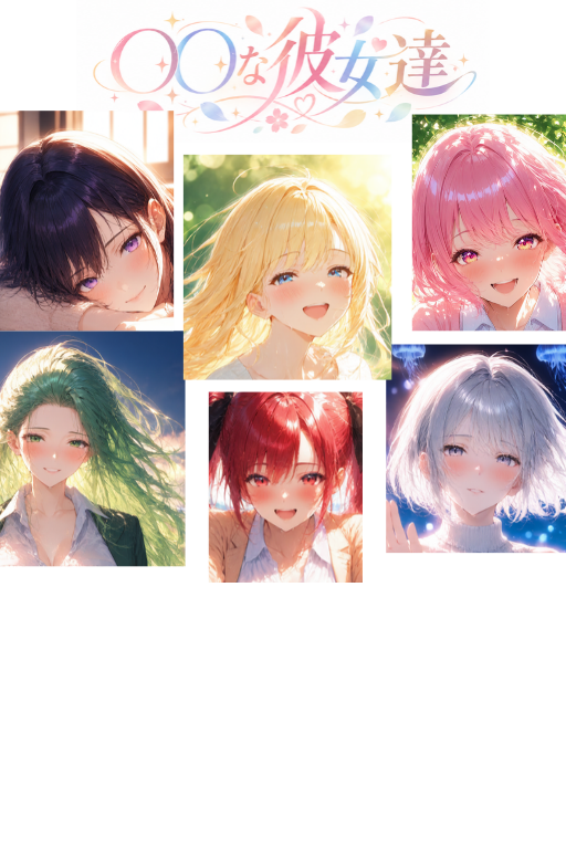 はじめまして！○○な彼女達です｜6人の彼女を紹介します | の人気AIイラスト・グラビア