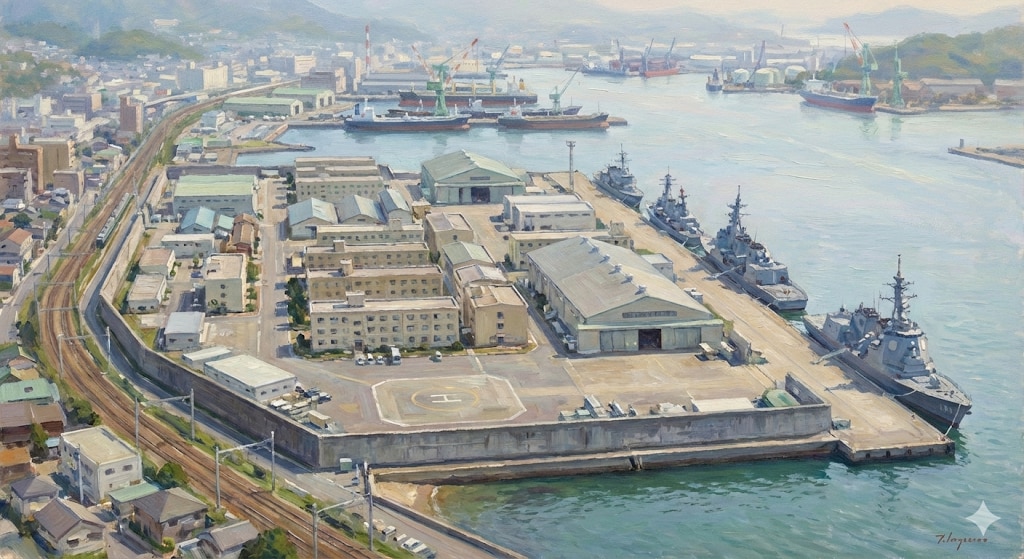 架空の海自基地 | の人気AIイラスト・グラビア