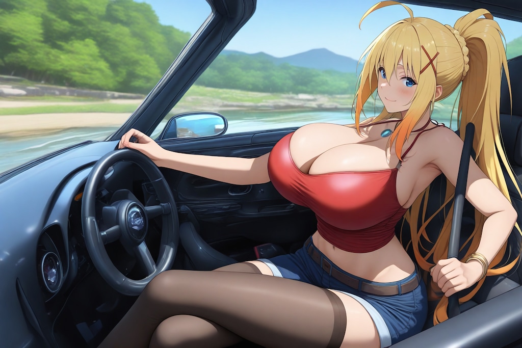 まだ車の表現が微妙(´・ω・`)