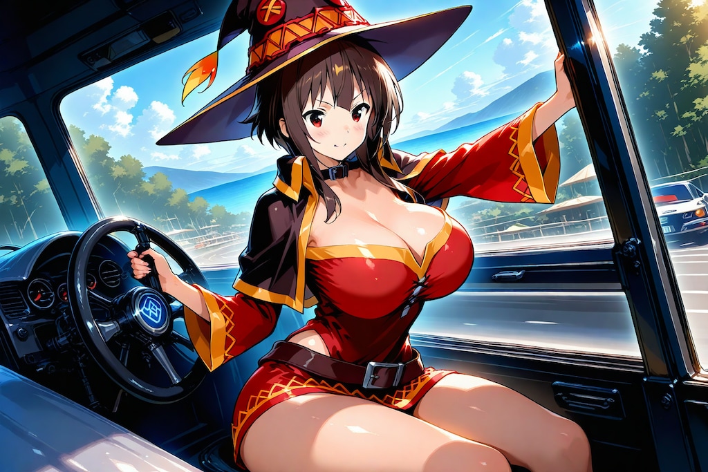まだ車の表現が微妙(´・ω・`)