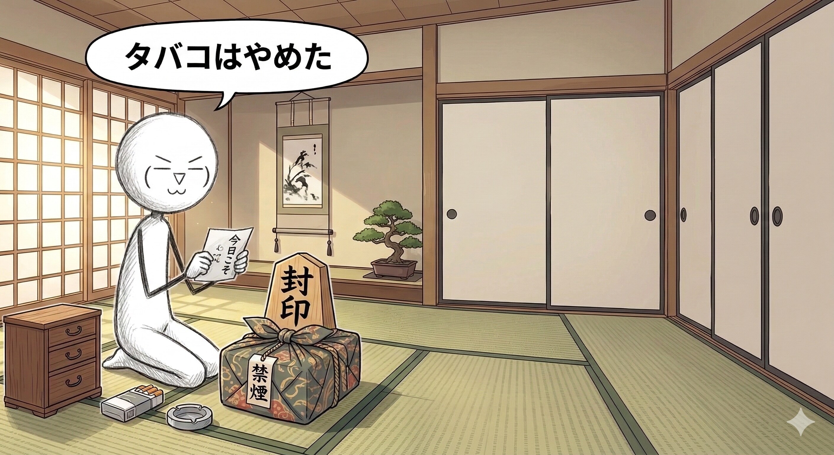 タバコたぶん引退します(￣∇￣)y-~~