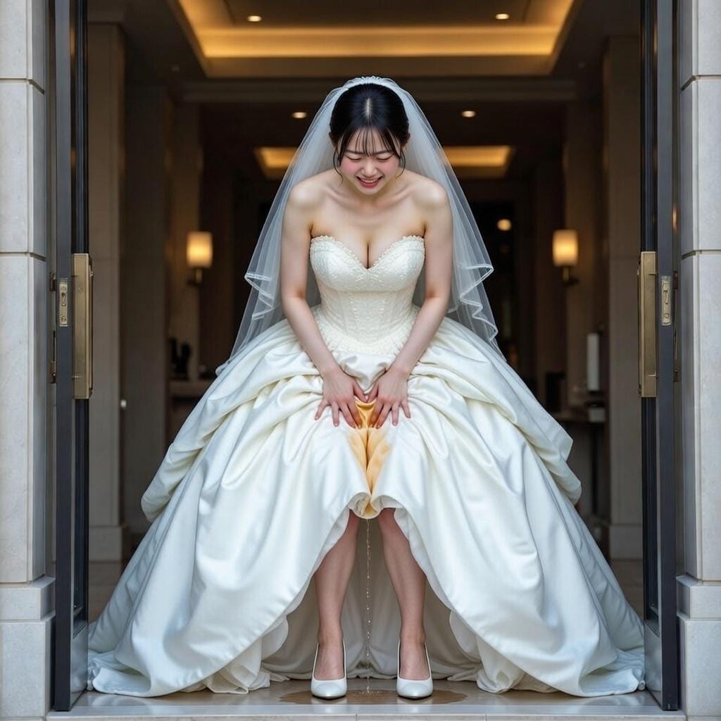 結婚式で花嫁がおもらし3