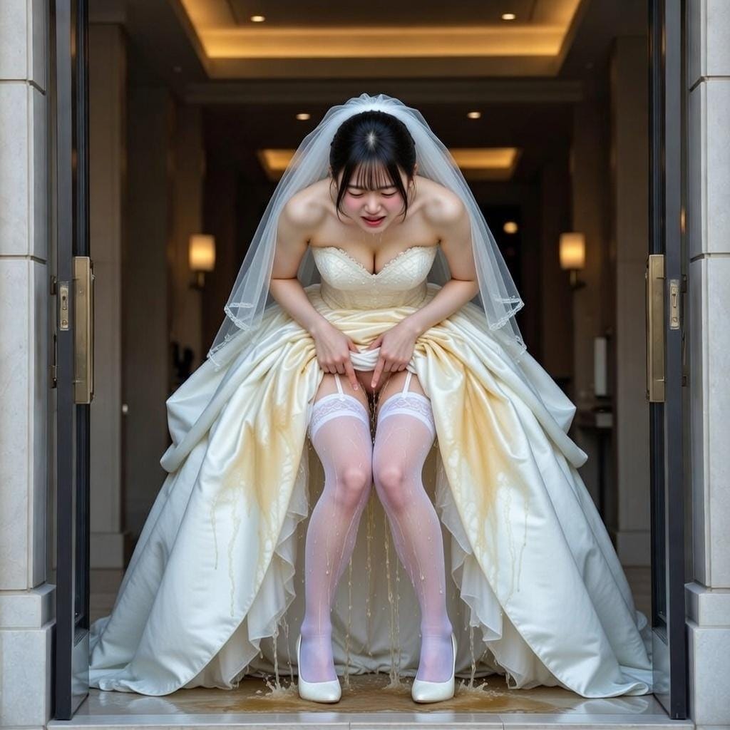 結婚式で花嫁がおもらし3
