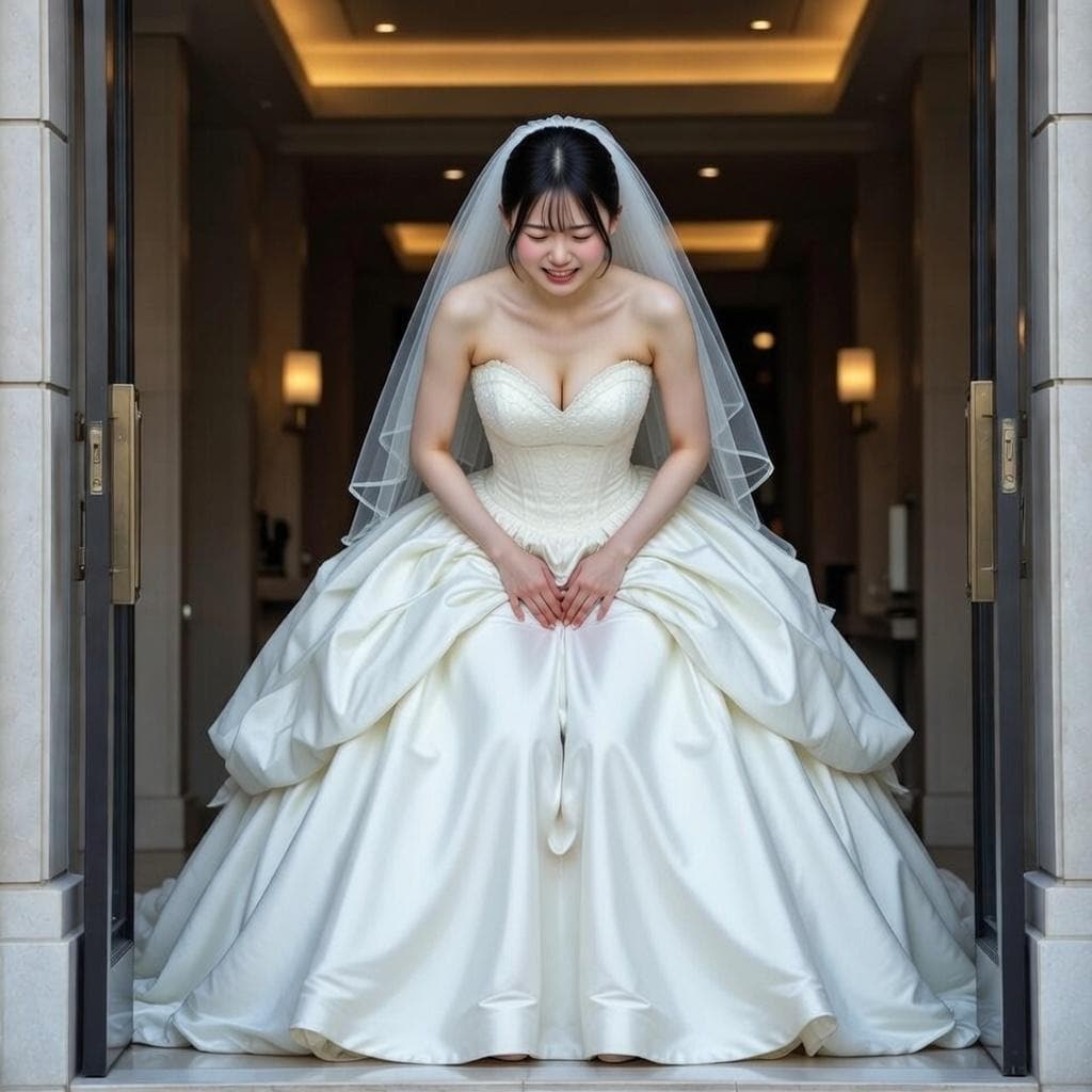 結婚式で花嫁がおもらし3
