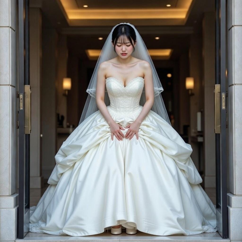 結婚式で花嫁がおもらし3