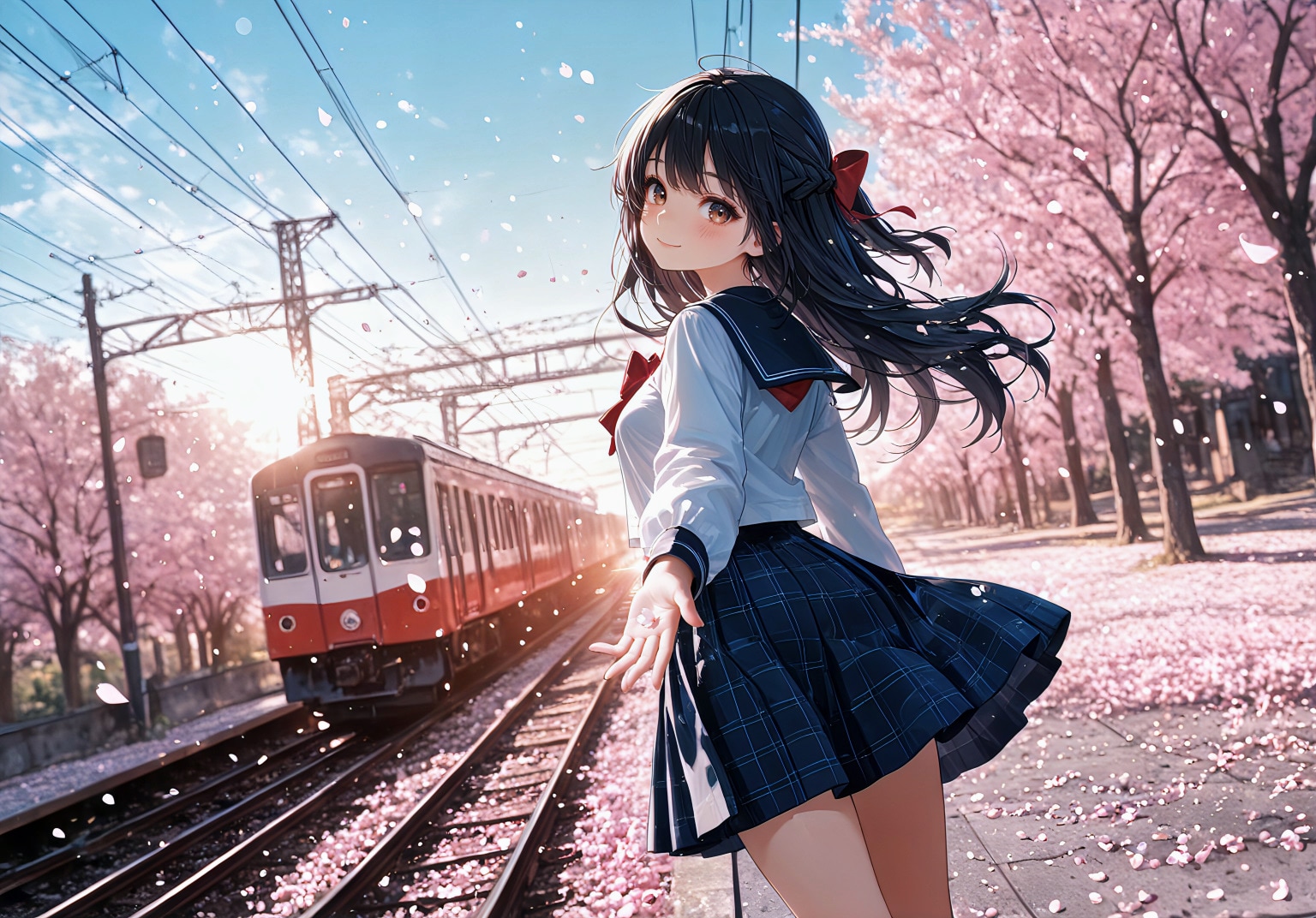 その一歩を君と | の人気AIイラスト・グラビア
