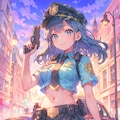 街の平和を守る婦人警官 2枚目
