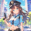 街の平和を守る婦人警官 3枚目