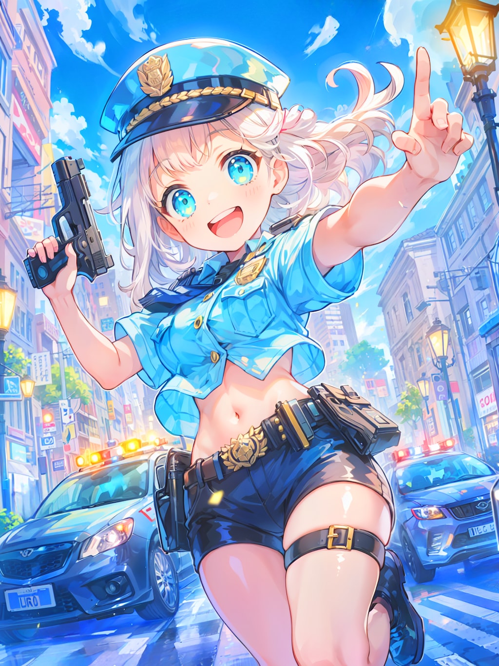 街の平和を守る婦人警官