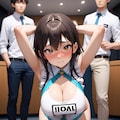 柔軟性チェックでされちゃいたいポーズしちゃうアイドル 4枚目