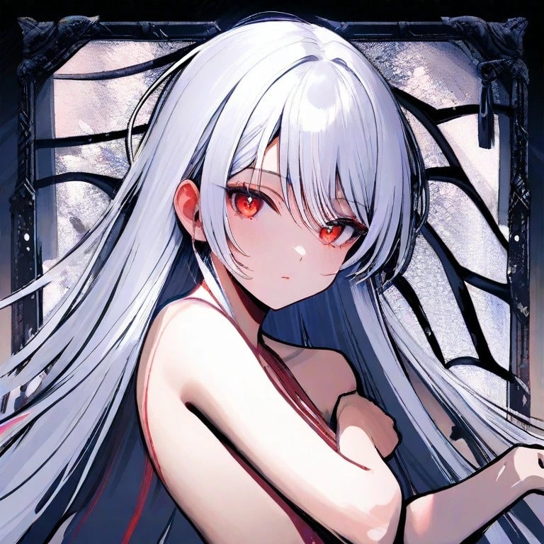 銀髪少女