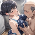 先生と、水着で 3枚目