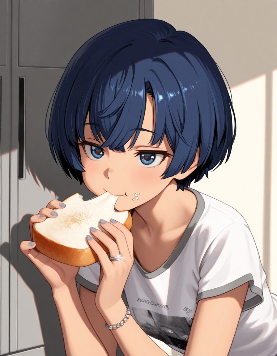 こっそりと栄養補給だ柑菜ちゃん | の人気AIイラスト・グラビア