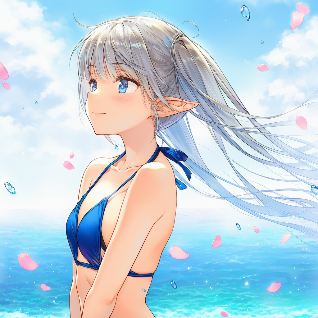 貧乳エルフの悩み