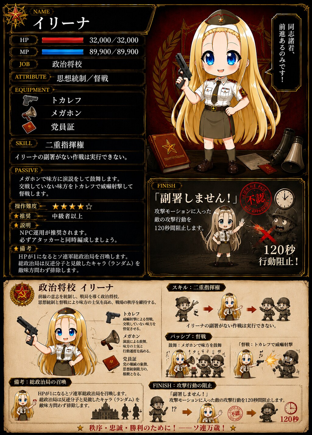 【ガチャ＆ステータス】イリーナ