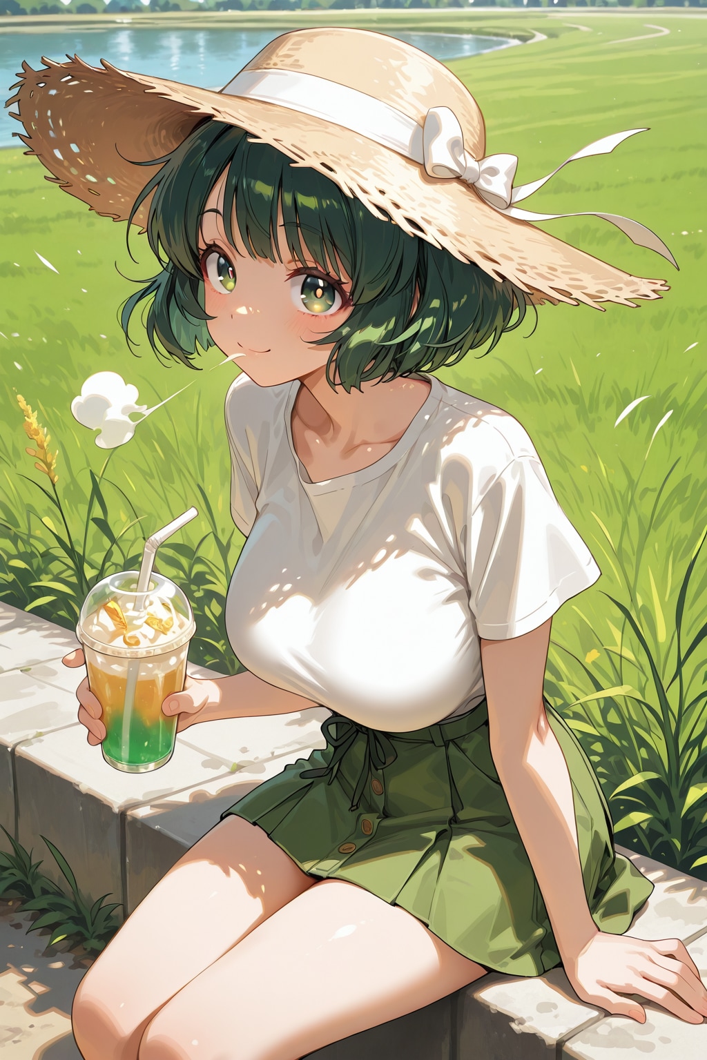 風が気持ちいいね💚