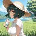 風が気持ちいいね💚 3枚目