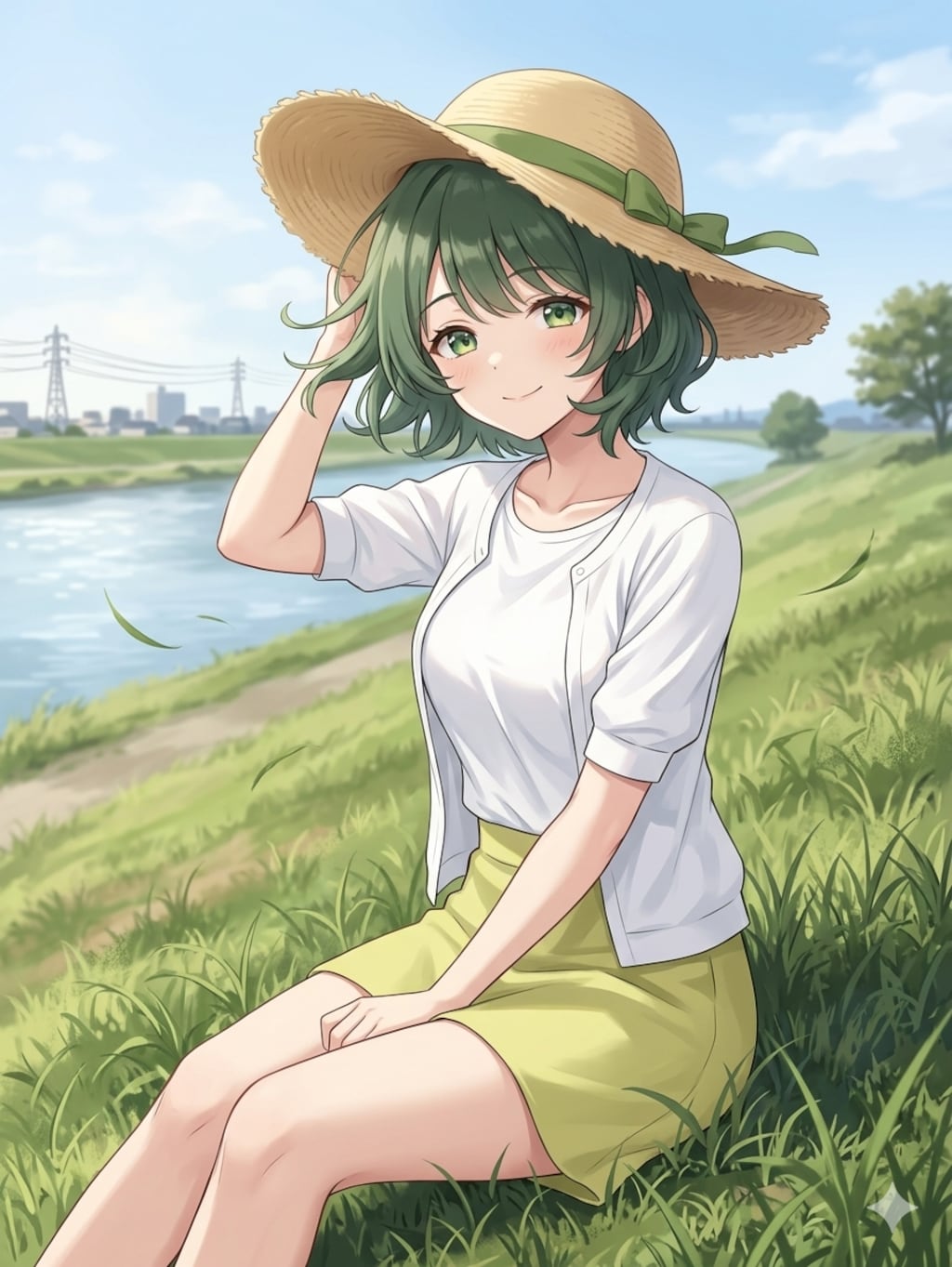 風が気持ちいいね💚