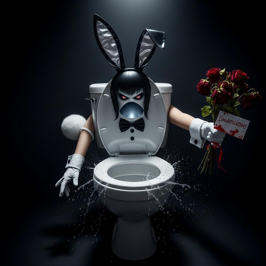 ［閲覧注意］トイレバニー