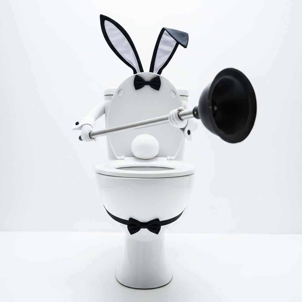 ［閲覧注意］トイレバニー