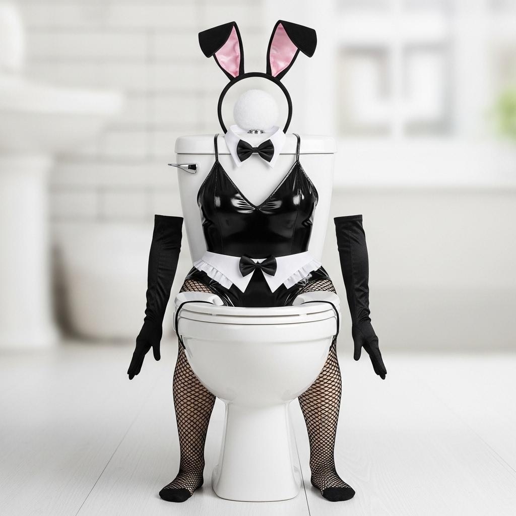 ［閲覧注意］トイレバニー