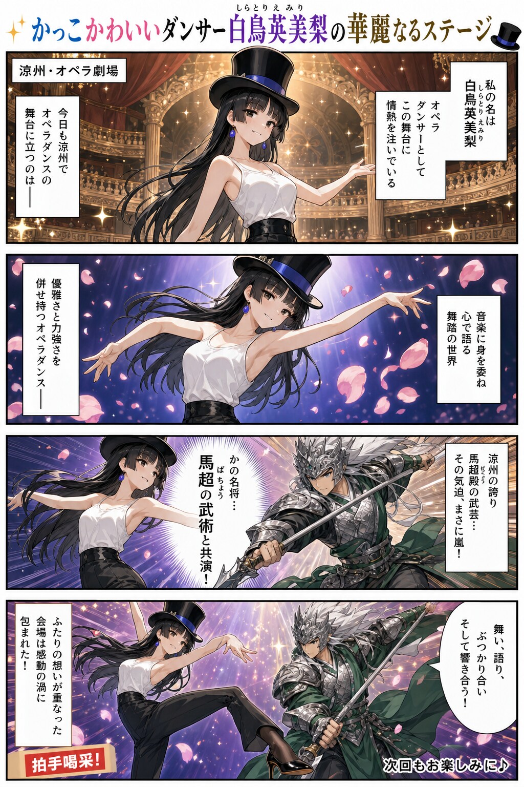 かっこかわいいダンサー白鳥英美梨の華麗なるステージ・涼州スペシャル