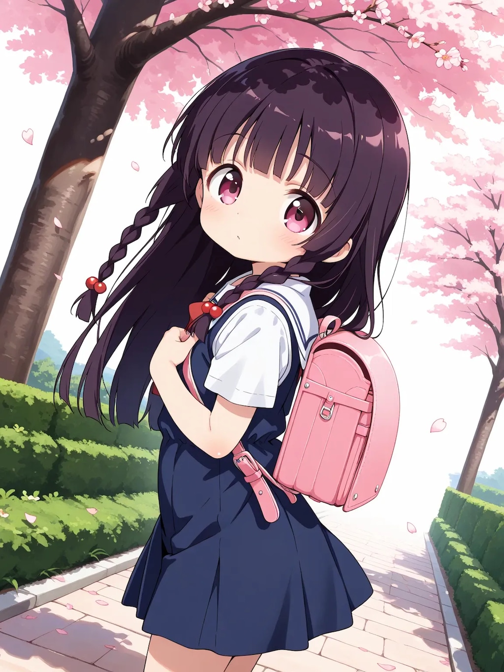 ゆうこちゃんの入学式