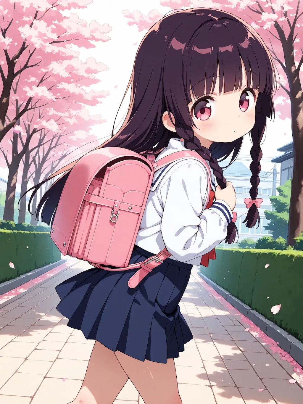 ゆうこちゃんの入学式