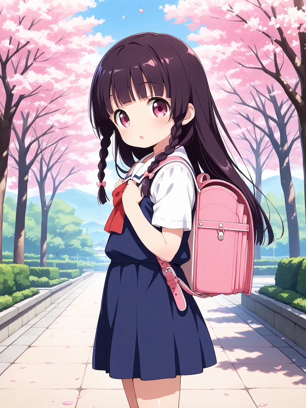 ゆうこちゃんの入学式